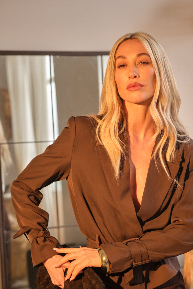 The Modern Muse Belted Suit