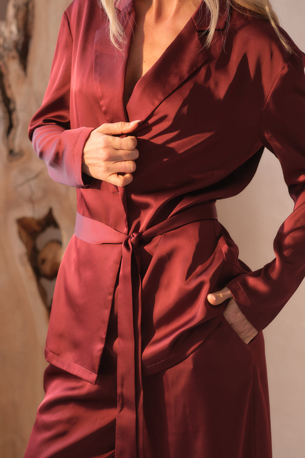 The Atelier Muse Satin Suit Set (Pre-Order)