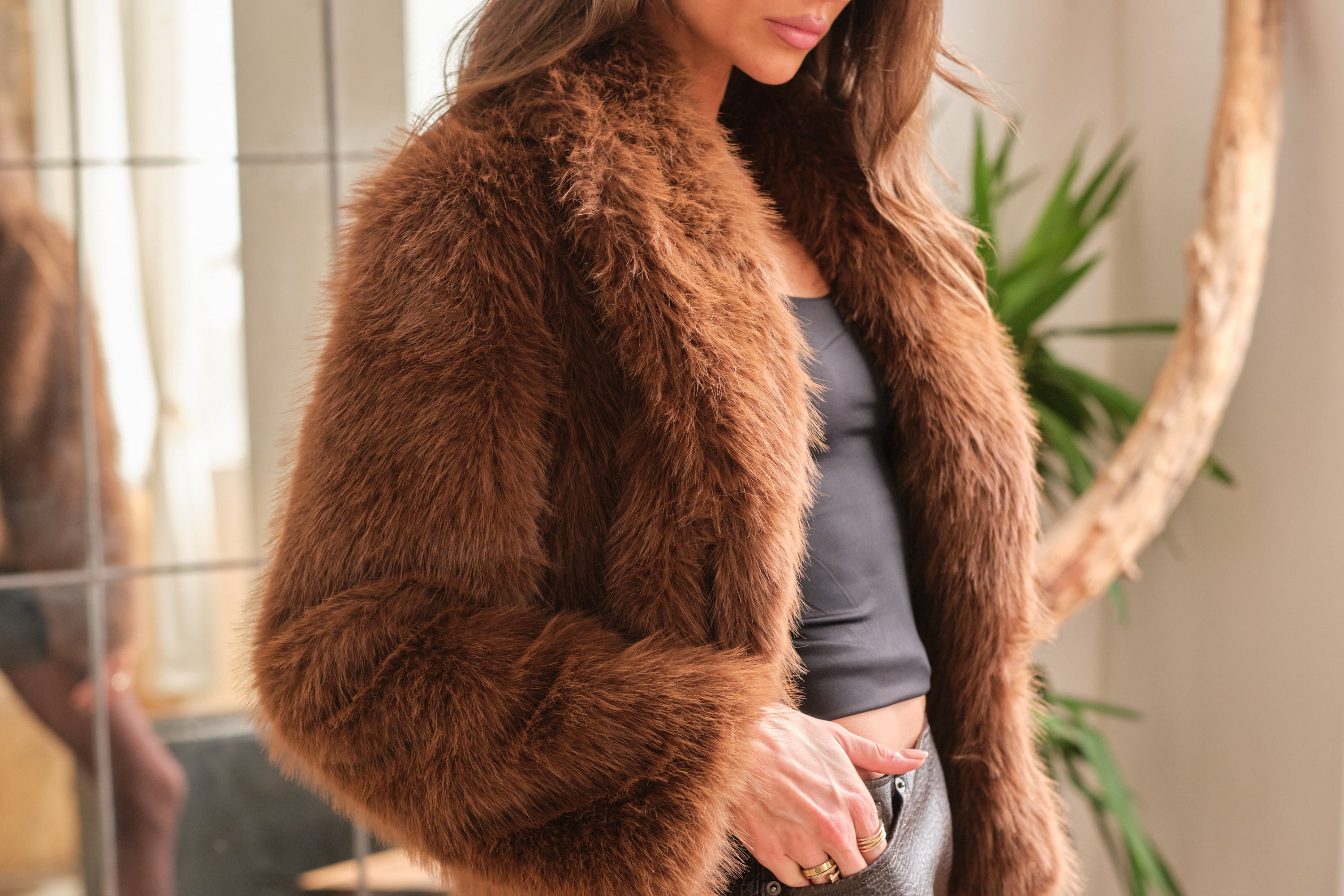 The Maison Faux Fur Coat