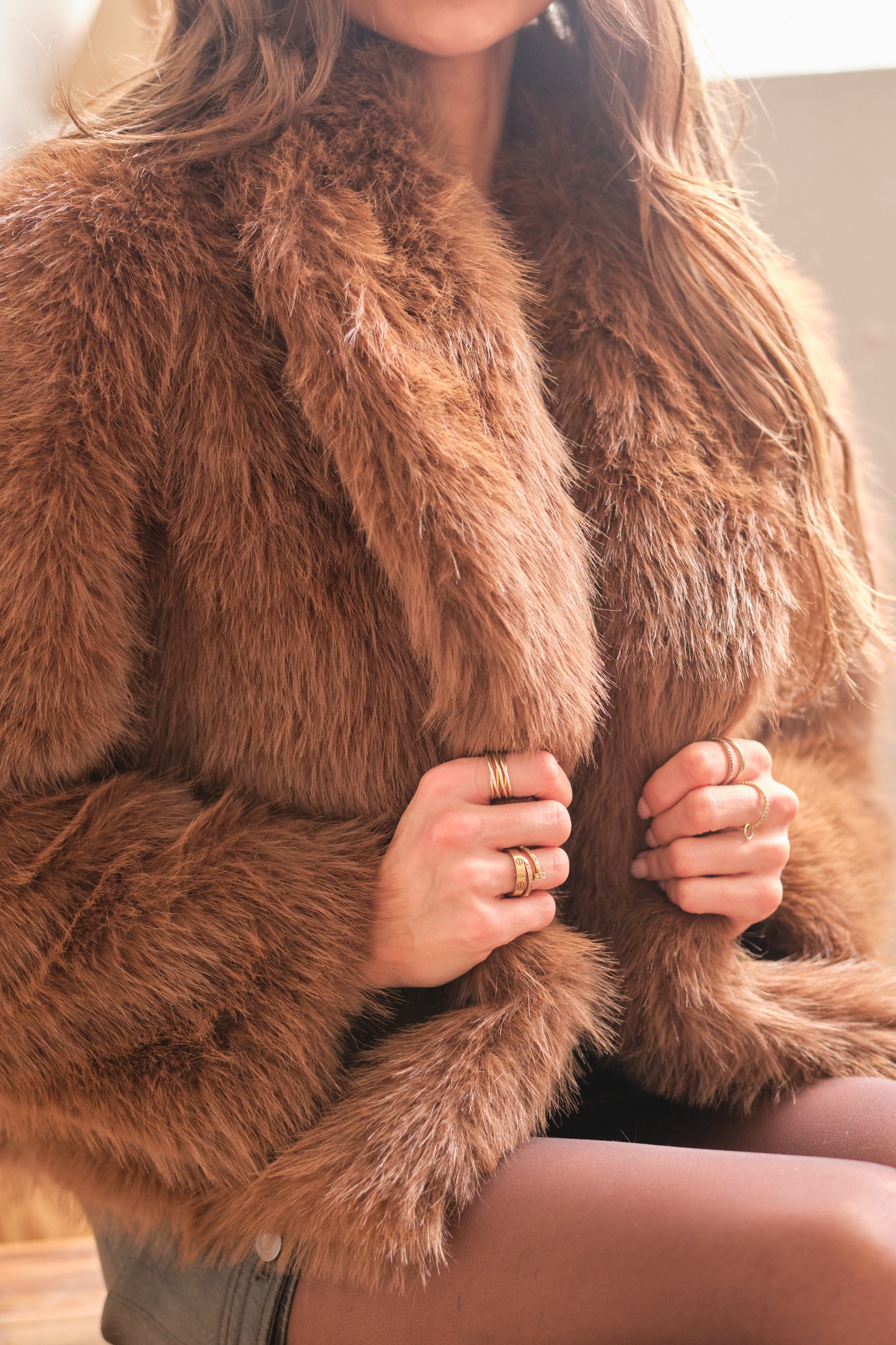 The Maison Faux Fur Coat