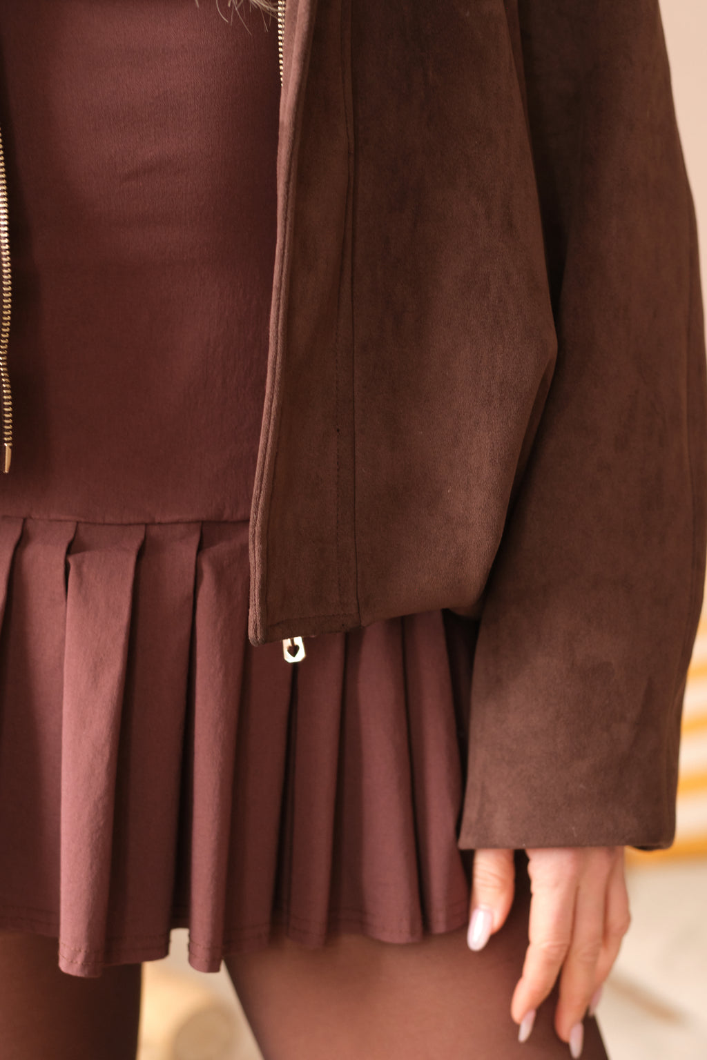 The Riviera Pleated Mini Dress