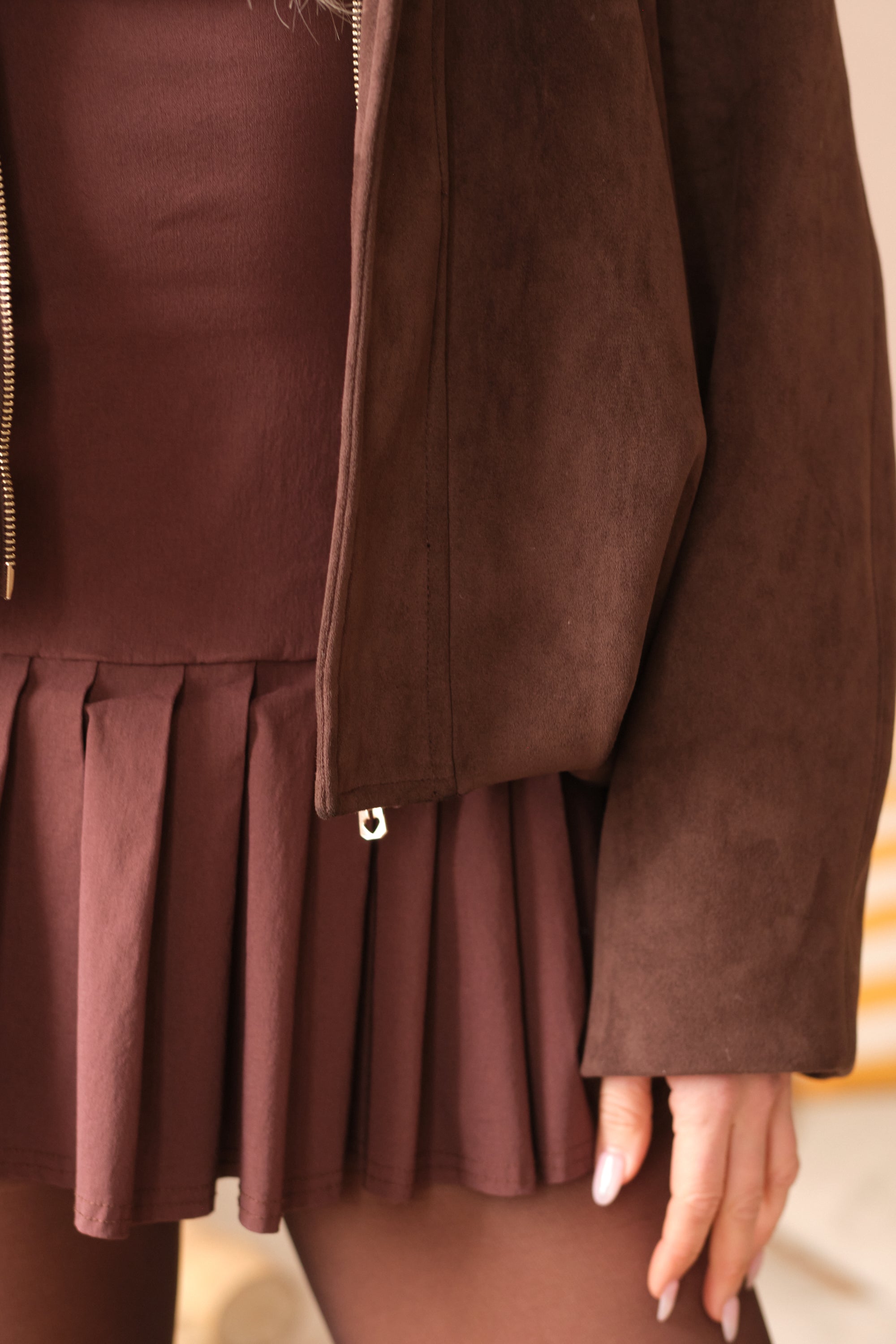 The Riviera Pleated Mini Dress